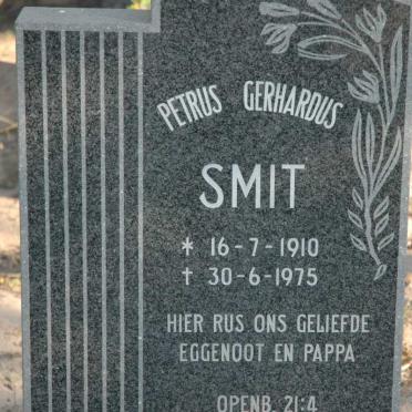 SMIT Petrus Gerhardus 1910-1975