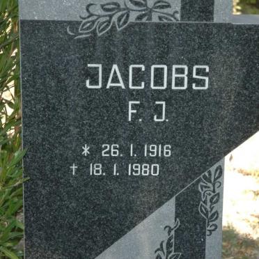 JACOBS F.J. 1916-1980