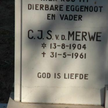 MERWE C.J.S., v.d. 1904-1961