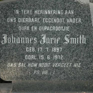 SMITH Johannes Jurie 1897-1972