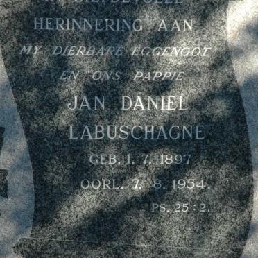 LABUSCHAGNE Jan Daniel 1897-1954