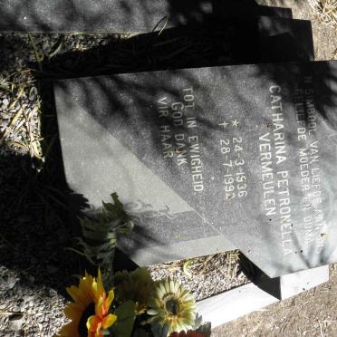 VERMEULEN Catharina Petronella 1936-1992