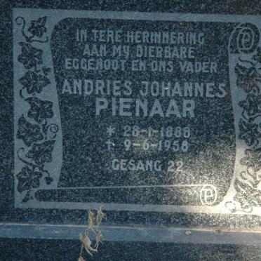 PIENAAR Andries Johannes 1888-1958