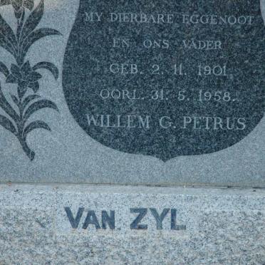 ZYL Willem G. Petrus, van 1901-1958
