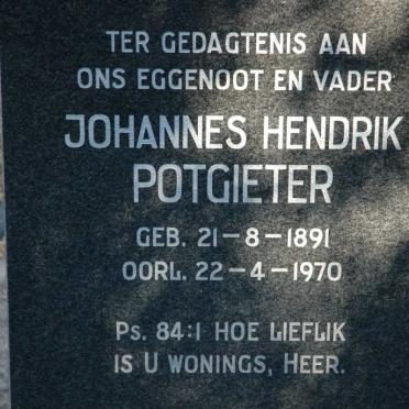 POTGIETER Johannes Hendrik 1891-1970