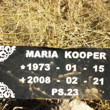 KOOPER Maria 1973-2008