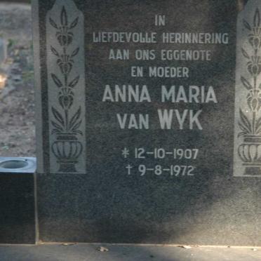 WYK Anna Maria, van 1907-1972
