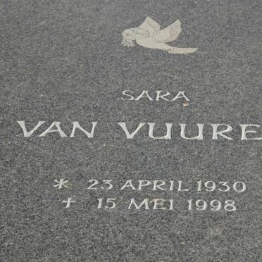 VUUREN Sara, van 1930-1998