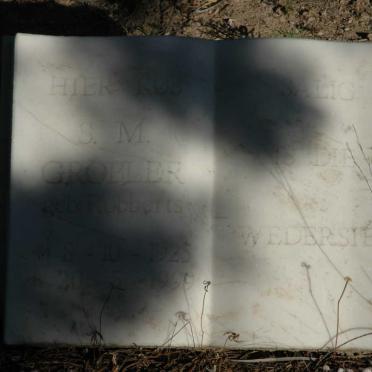 GROBLER S.M. nee ROBBERTS 1925-1999