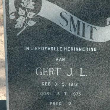 SMIT Gert J.L. 1912-1975