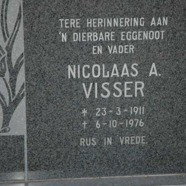 VISSER Nicolaas A. 1911-1976