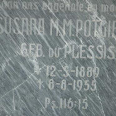 POTGIETER Susarah M.M. nee DU PLESSIS 1889-1955