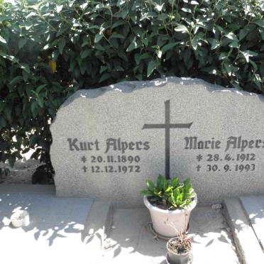 ALPERS Kurt 1890-1972 &amp; Marie 1912-1993