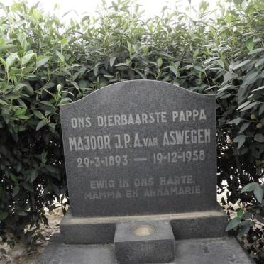 ASWEGEN J.P.A., van 1893-1958