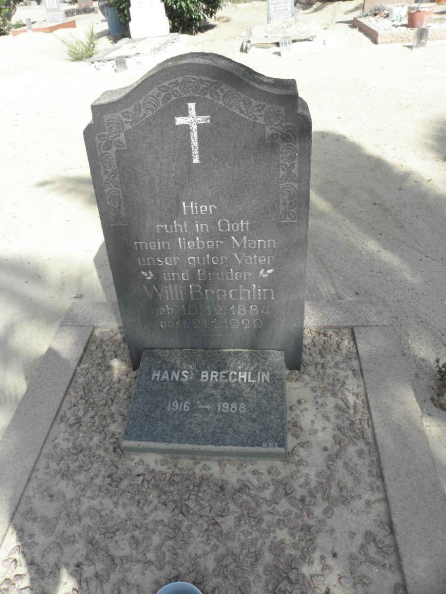 BRECHLIN Willi 1884-1929 :: BRECHLIN Hans 1916-1988