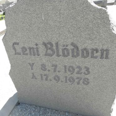 BLÖDORN Leni 1923-1978