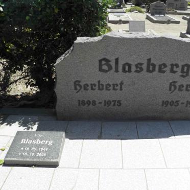 BLASBERG Herbert 1898-1975 &amp; Herta 1905-1977 :: BLASBERG Ute 1944-2008