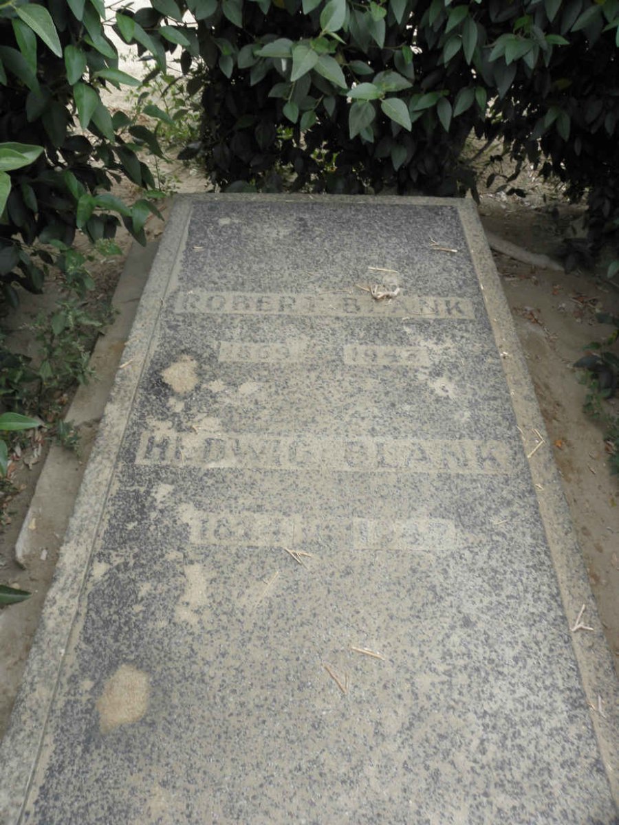 BLANK Robert 1869-1943 &amp; Hedwig 1874-1947