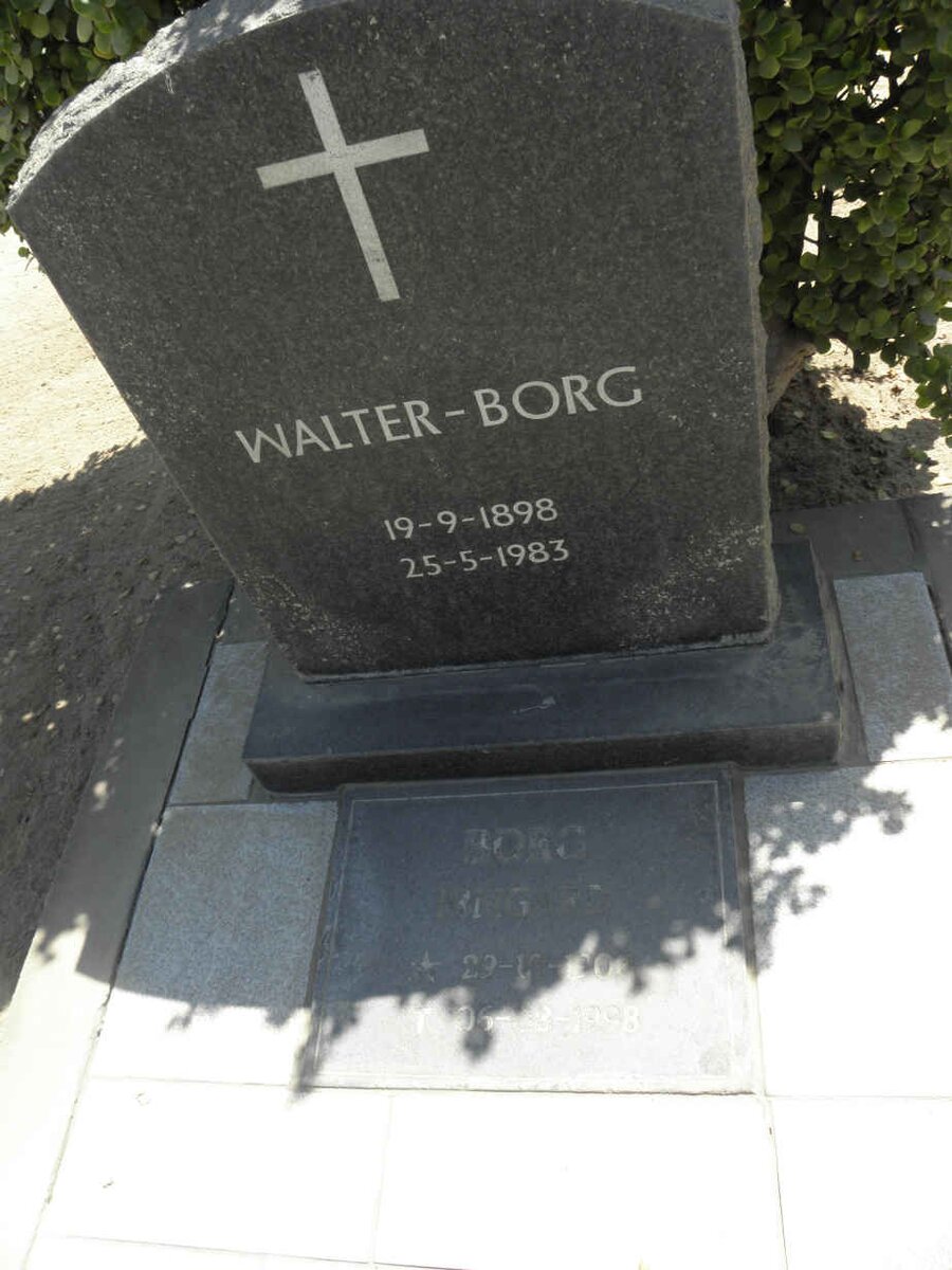 BORG Walter 1898-1983 &amp; Irmgard 1908-1998