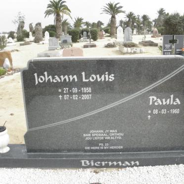BIERMAN Johann Louis 1958-2007 &amp; Paula 1960-