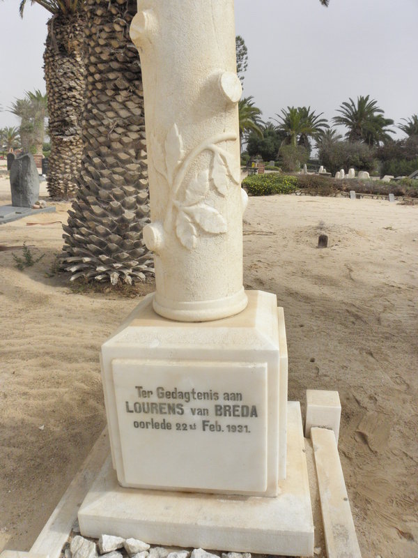 BREDA Lourens, van -1931