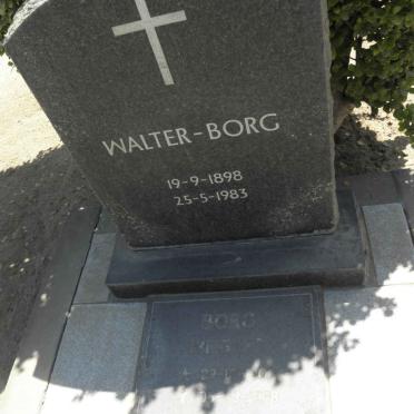 BORG Walter 1898-1983 &amp; Irmgard 1908-1998