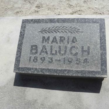BALUCH Josef 1883-1952 &amp; Maria 1893-1954