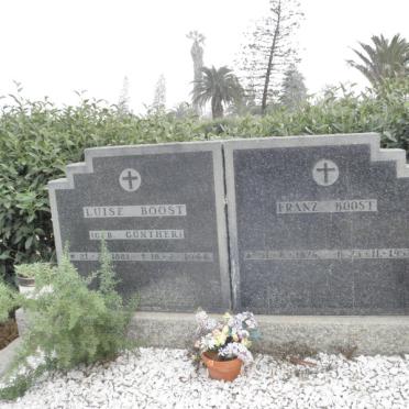 BOOST Franz 1876-1952 &amp; Luise GÜNTHER 1881-1948