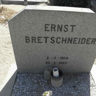 BRETSCHNEIDER Ernst 1904-1985