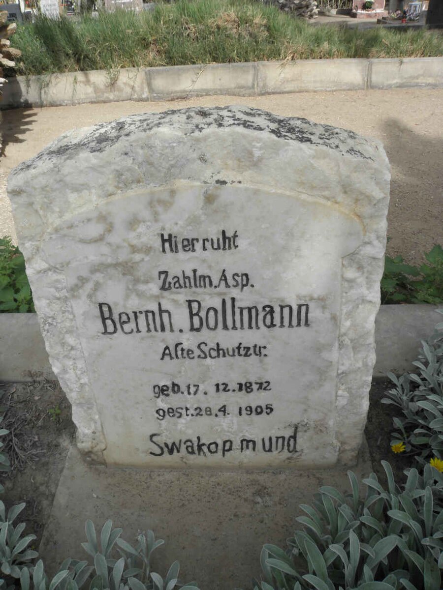 BOLLMANN Bernh. 1872-1905