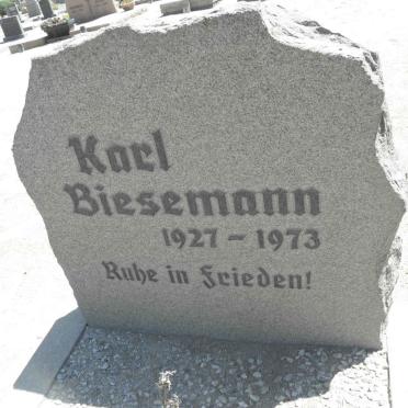 BIESEMANN Karl 1927-1973