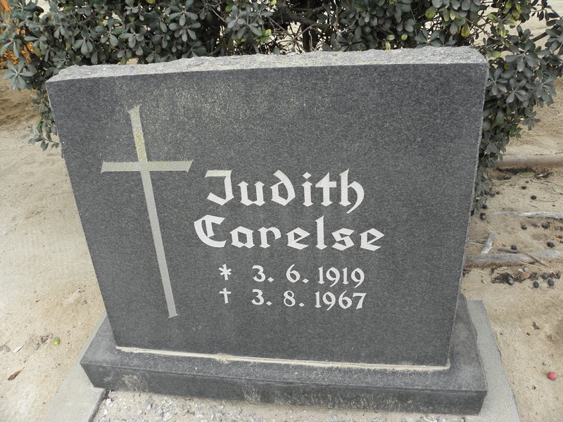 CARELSE Judith 1919-1967