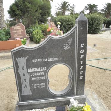 COETZEE Magdalena Johanna nee ENGELBRECHT 1940-2007