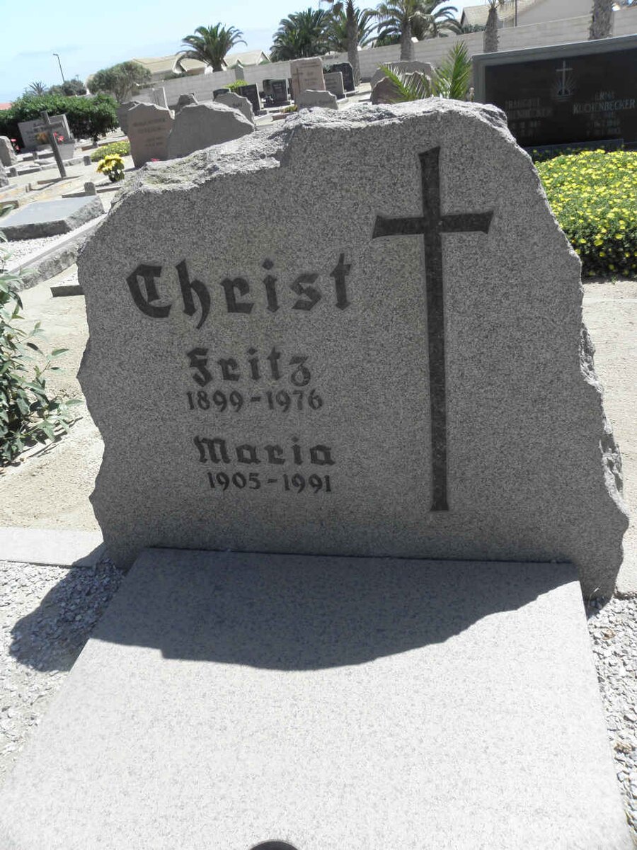 CHRIST Fritz 1899-1976 &amp; Maria 1905-1991