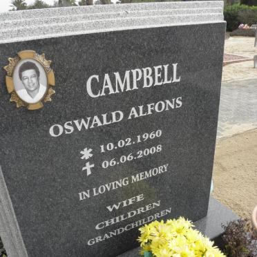 CAMPBELL Oswald Alfons 1960-2008