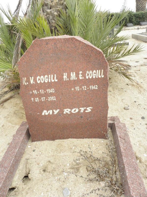 COGILL K.V. 1940-2002 &amp; H.M.E. 1942-