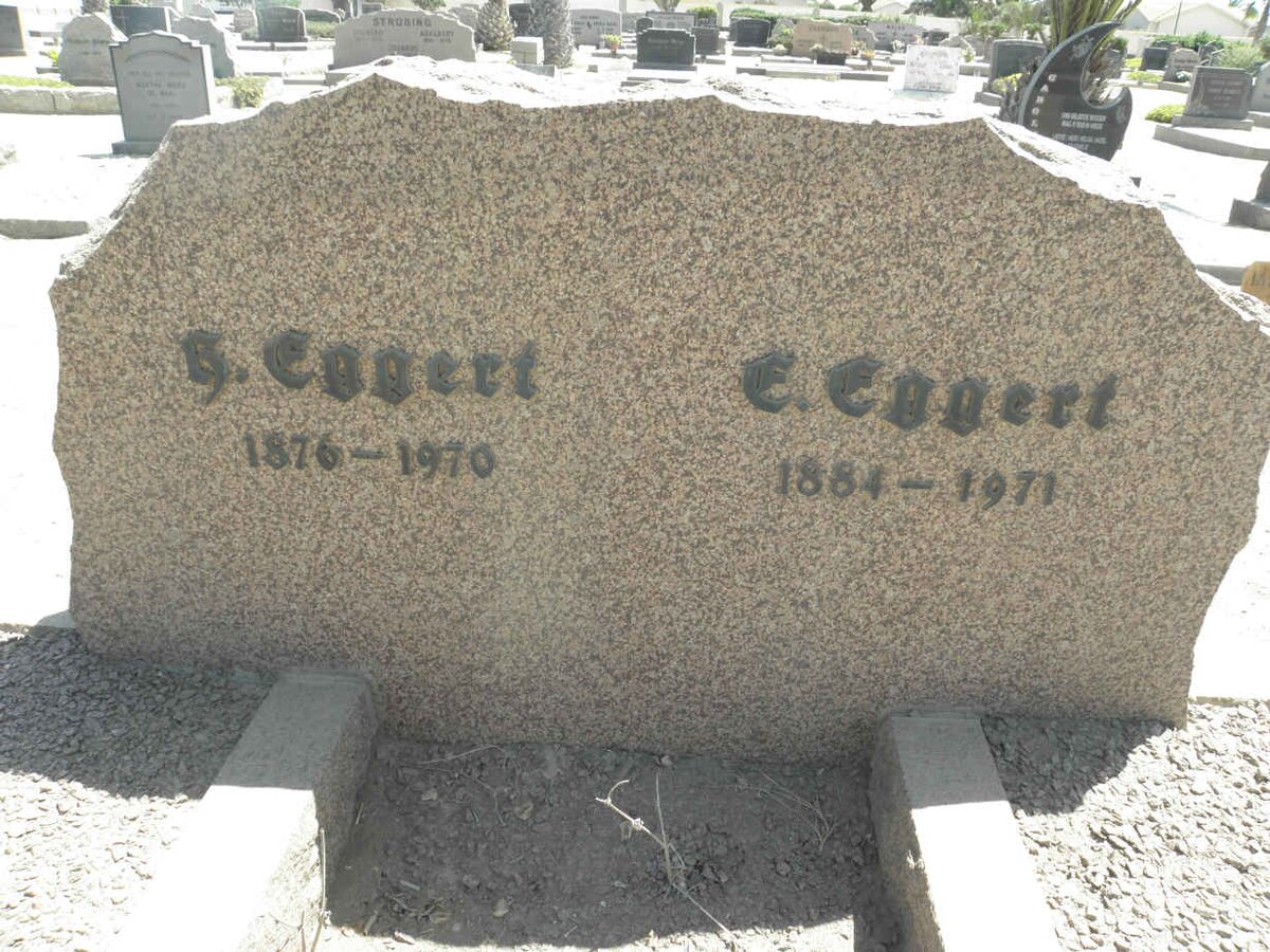 EGGERT E. 1884-1971 &amp; H. 1876-1970