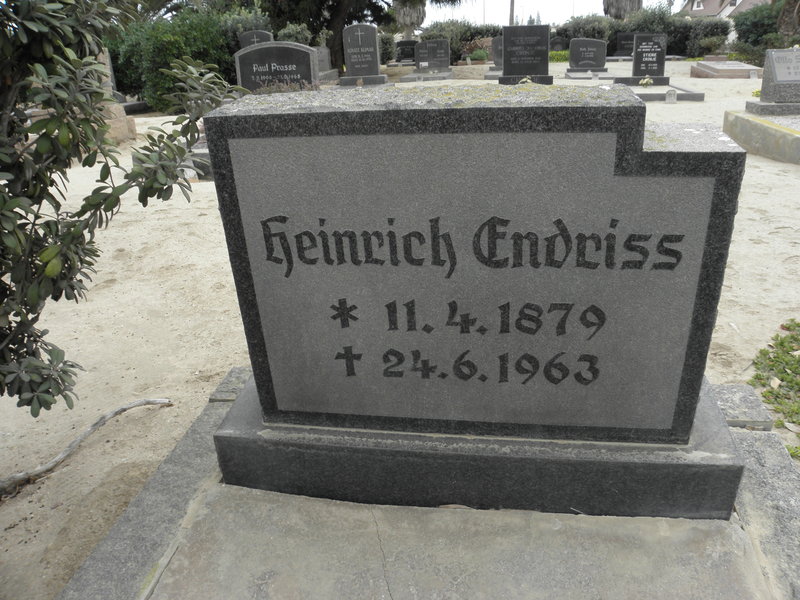 ENDRISS Heinrich 1879-1963