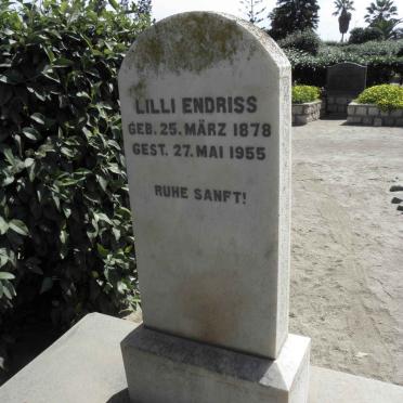 ENDRISS Lilli 1878-1955