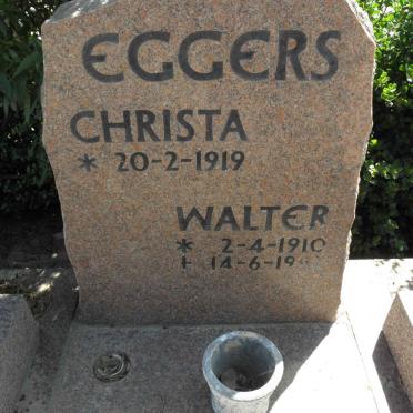 EGGERS Walter 1910-1992 &amp; Christa 1919-