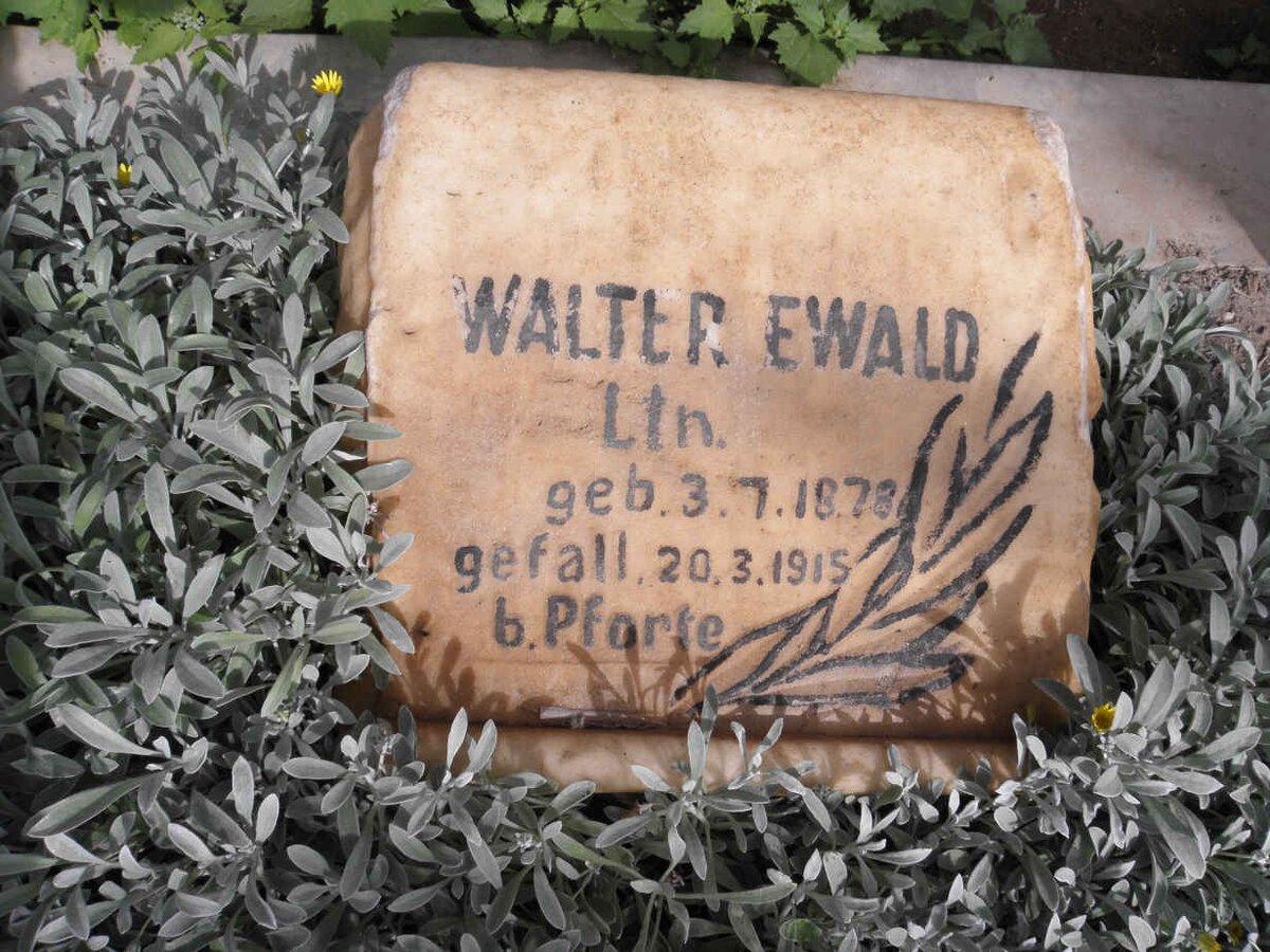 EWALD Walter 1878-1915