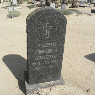 FREDRIKSEN Alf Sverre 1883-1925