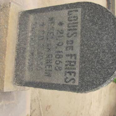 FRIES Louis de 1868-1956