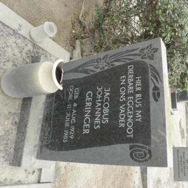 GERINGER Jacobus Johannes 1929-1983