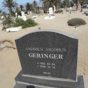 GERINGER Andries Jacobus 1962-2006