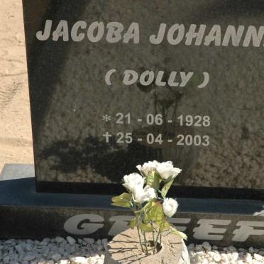 GREEFF Jacoba Johanna 1928-2003