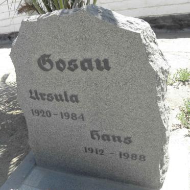 GOSAU Hans 1912-1988 &amp; Ursula 1920-1984
