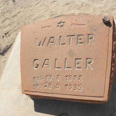 GALLER Walter 1888-1939