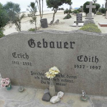 GEBAUER Erich 1912-2002 &amp; Edith 1927-1997