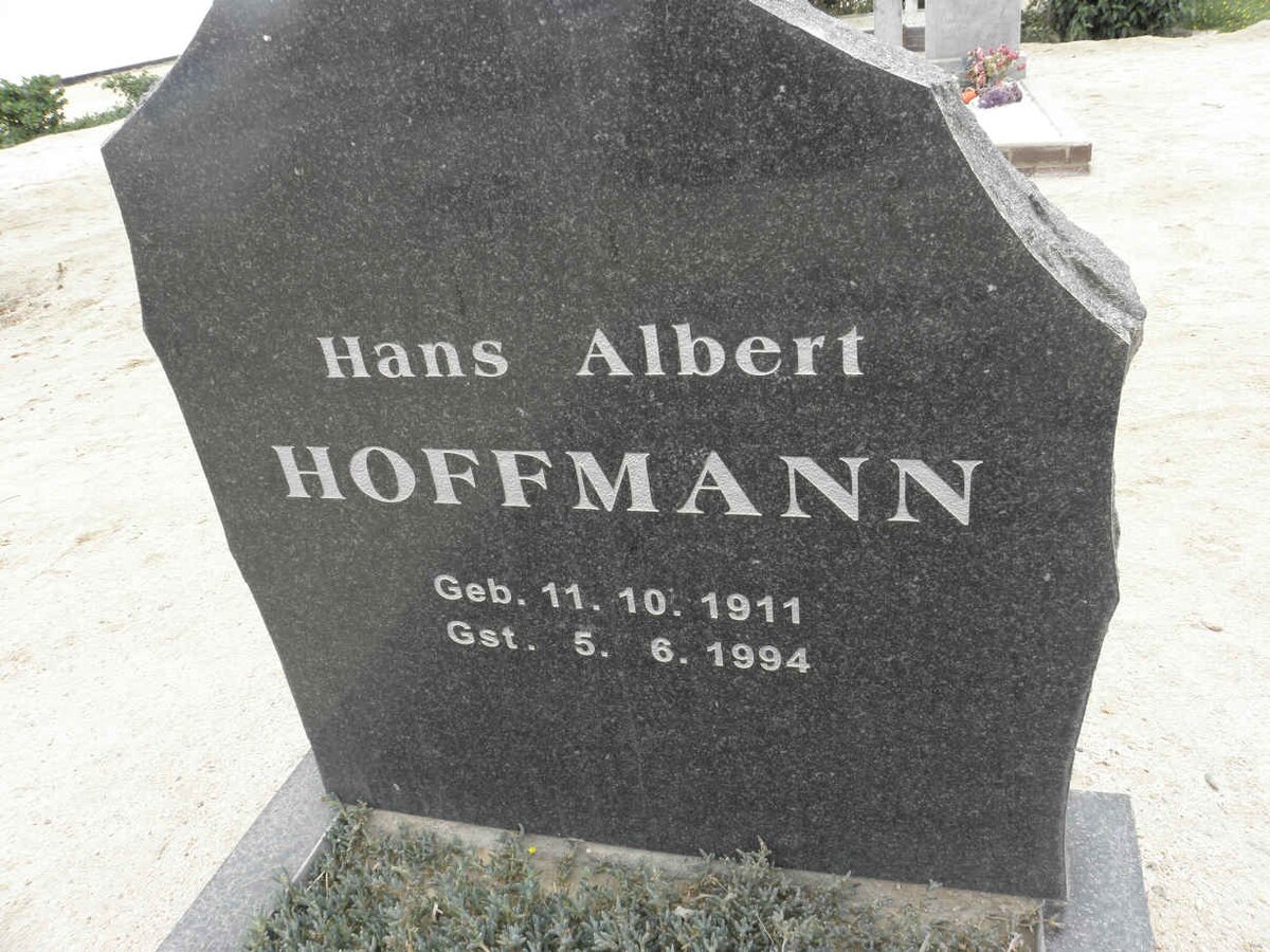HOFFMANN Hans Albert 1911-1994